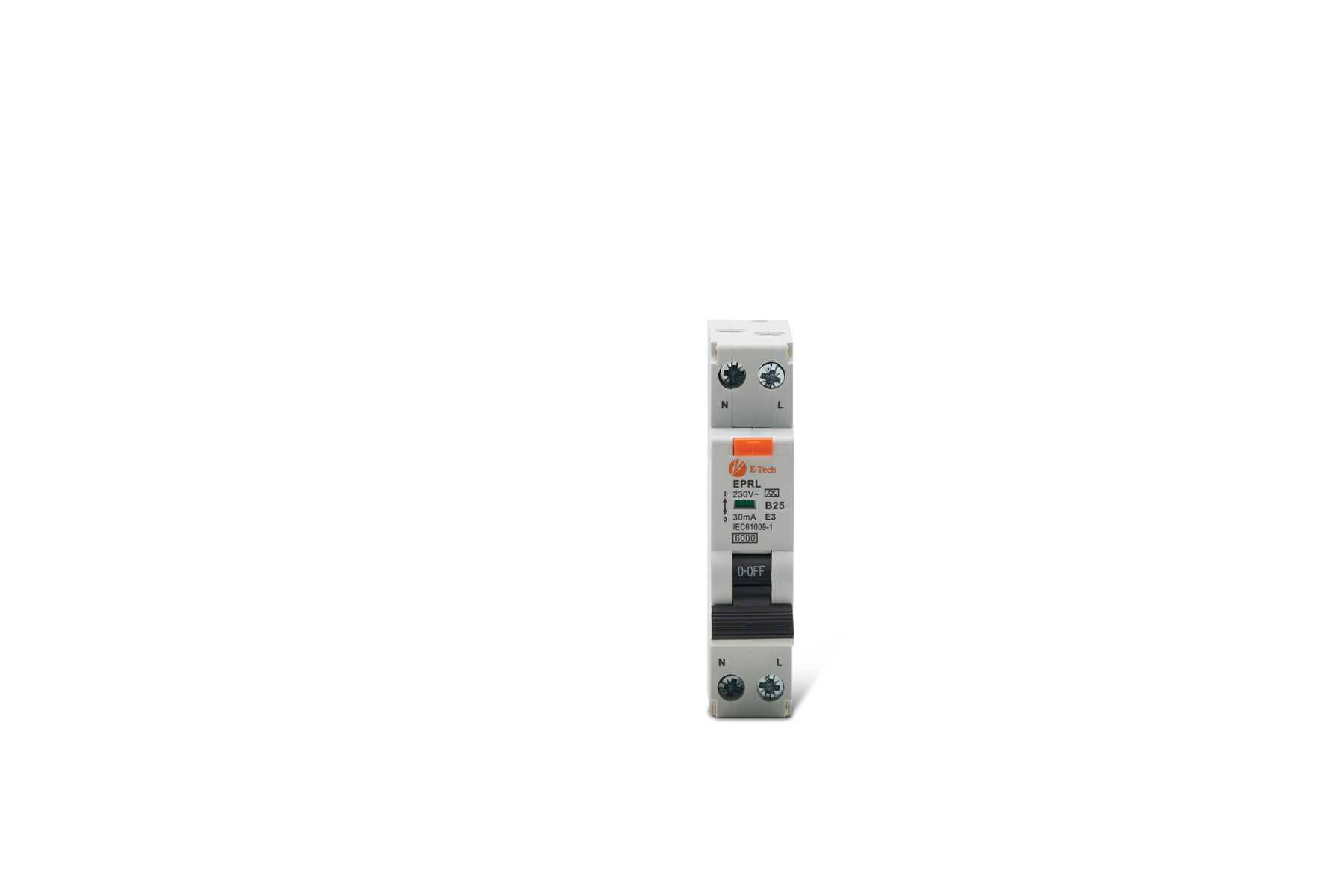 1 fase aardlekautomaat E-tech