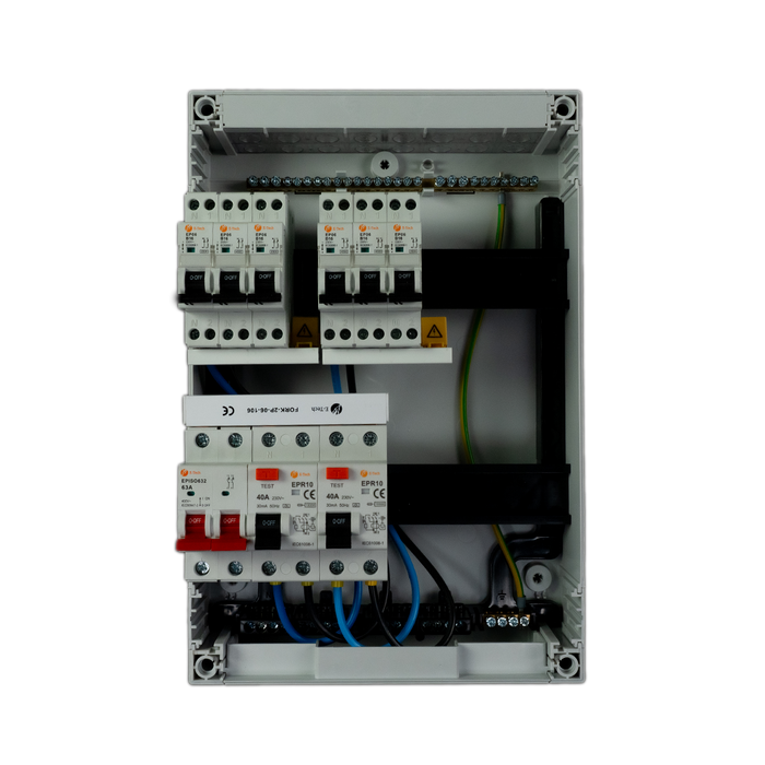 1 fase groepenkast  6 groepen