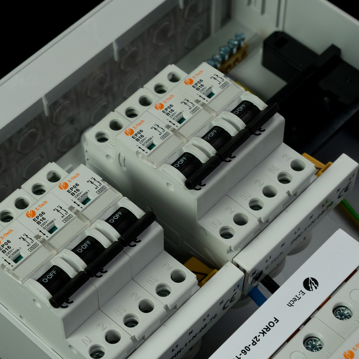 1 fase groepenkast  6 groepen