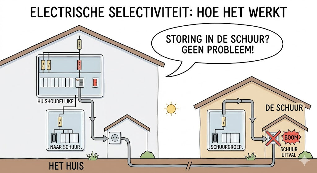 Selectiviteit: Hoe je voorkomt dat je hele huis in het donker komt te zitten