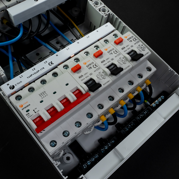Hoe een E-TECH groepenkast wordt opgebouwd