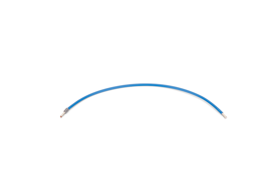 H07V-K Montagesnoer 4mm² Blauw – 30cm – Met Adereindhulzen – 450/750V