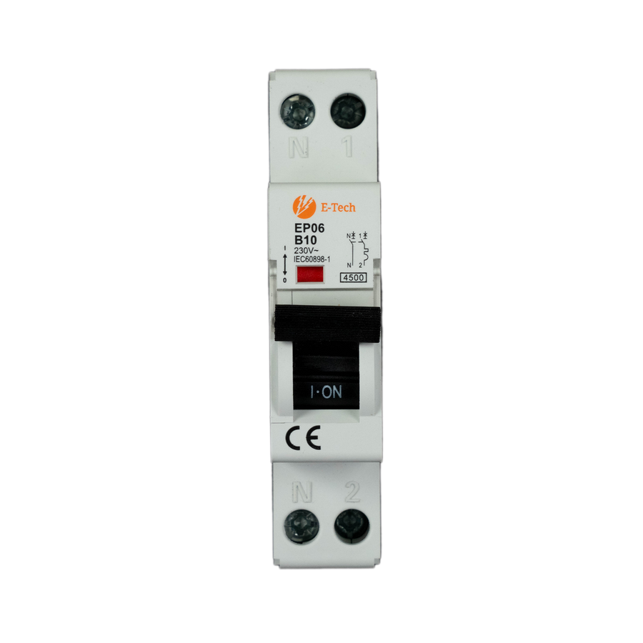 E-TECH Installatieautomaat B6 1P+N