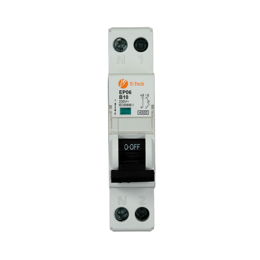 E-TECH Installatieautomaat B6 1P+N
