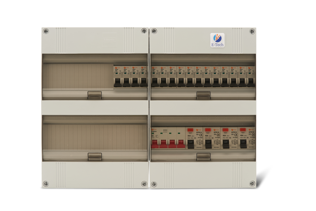 3 fase 48 module groepenkast vanaf 12 groepen met kookgroep