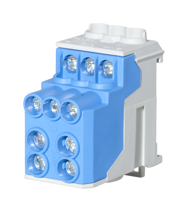 Groepenkast verdeelblok N-L-PE 2x 2,5 - 25 mm² 6x 1,5 - 10 mm²