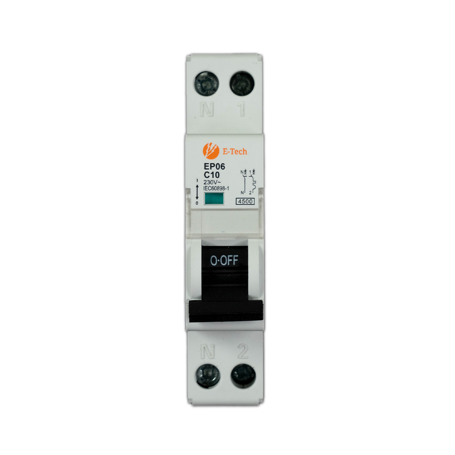 E-TECH Installatieautomaat C6 1P+N
