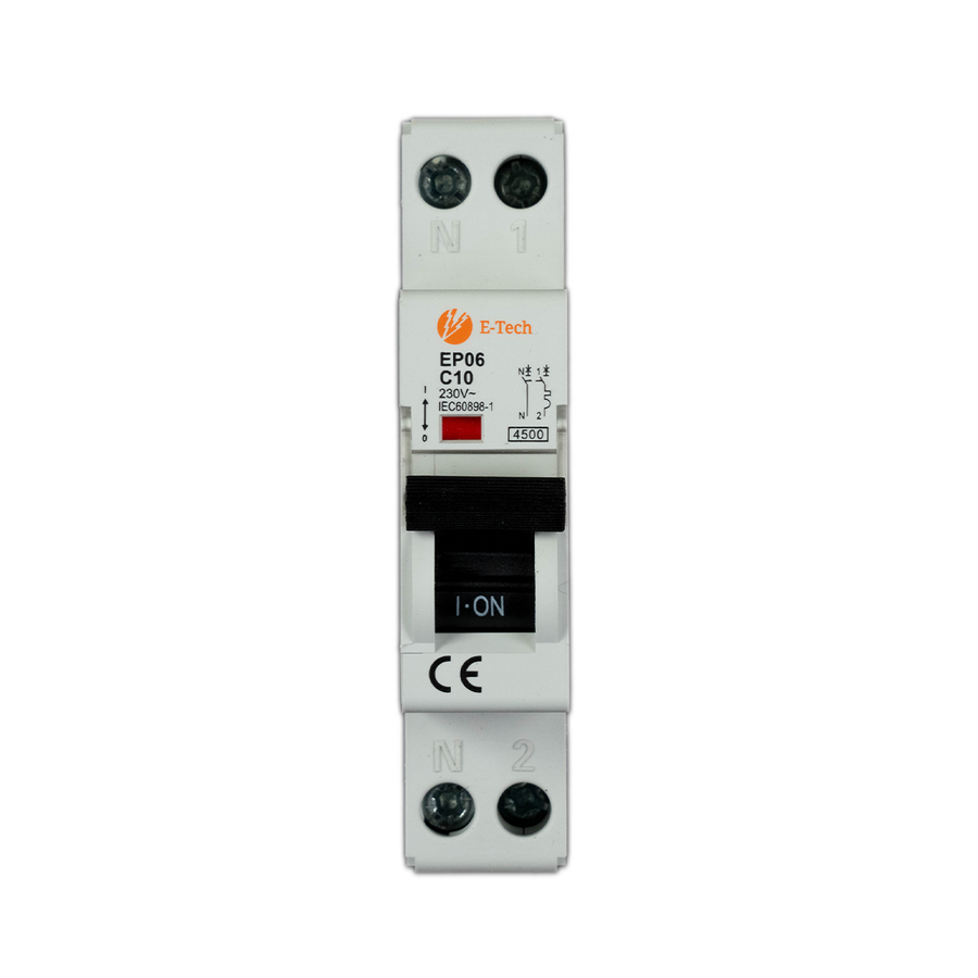 E-TECH Installatieautomaat C6 1P+N