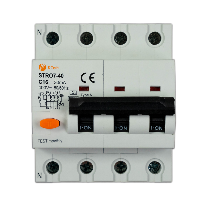Aardlekautomaat C20 30mA 3P+N