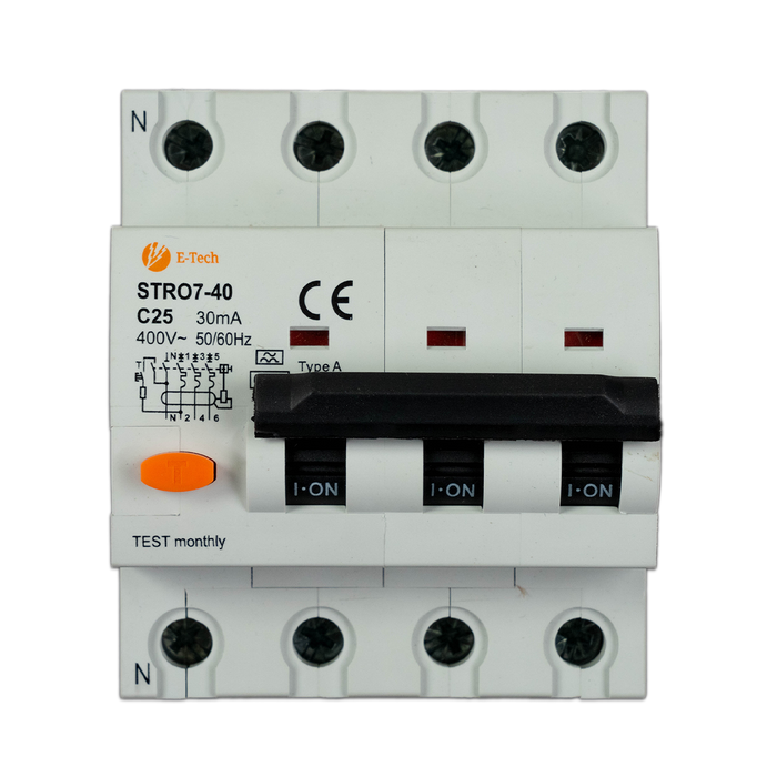 Aardlekautomaat C25 30mA 3P+N