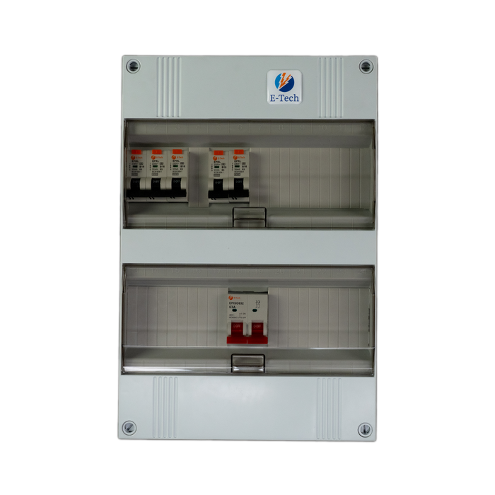 1 fase groepenkast 5 groepen (aardlekautomaat)