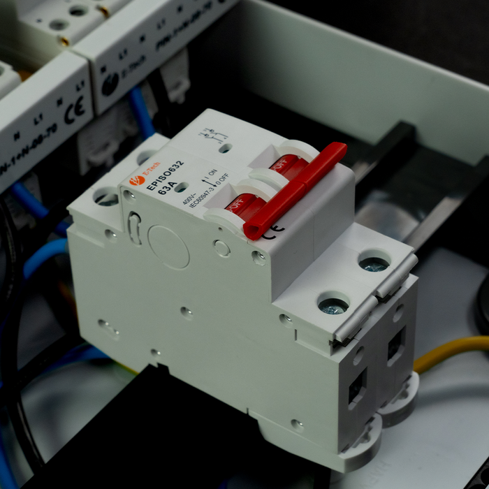 1 fase groepenkast 8 groepen (aardlekautomaat)