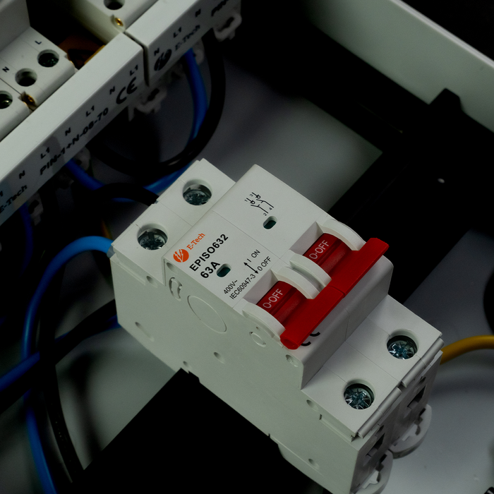 1 fase groepenkast 10 groepen (aardlekautomaat)