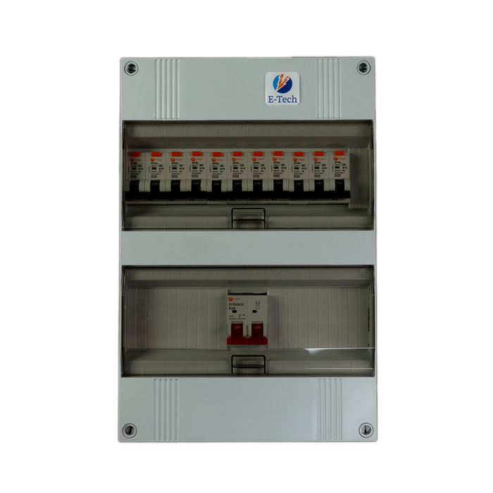 1 fase groepenkast 11 groepen (aardlekautomaat)