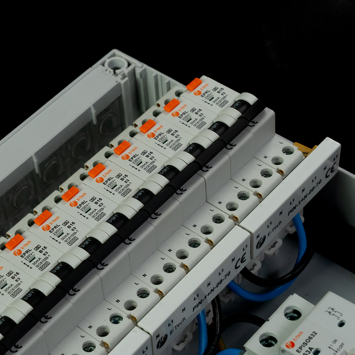 1 fase groepenkast 11 groepen (aardlekautomaat)