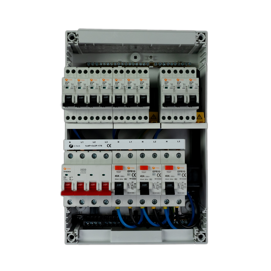 E-TECH 3 fase 10 groepen