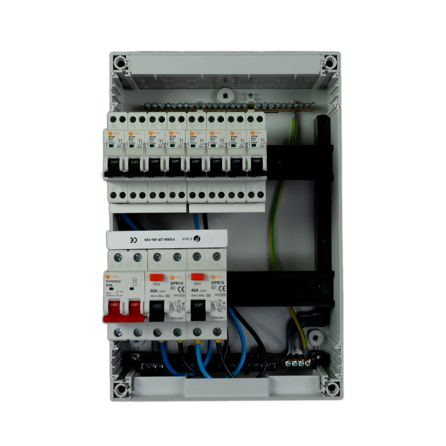 E-TECH 1 fase 8 groepen