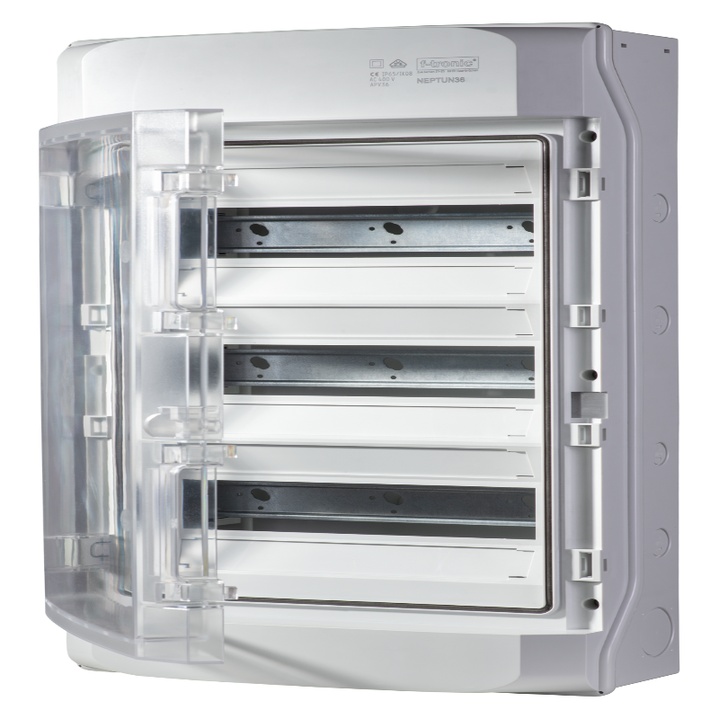 f-tronic NEPTUN36 Opbouwverdeler IP65 36 Modules met Ventilatie – 7270003