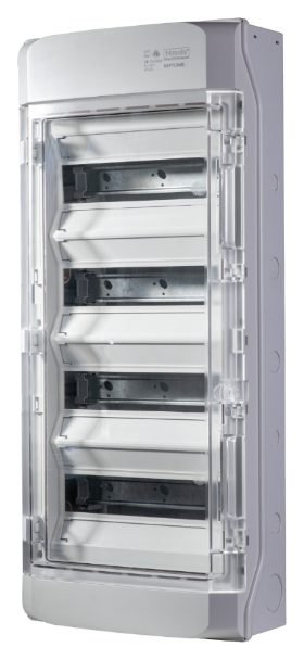 f-tronic NEPTUN48 Opbouwverdeler IP65 48 Modules met Ventilatie – 7270004